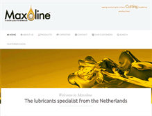 Tablet Screenshot of maxoline.com